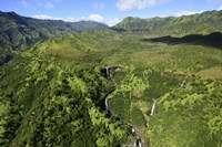 Aerial View Of Koloa Fine Art Print