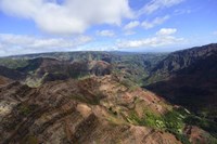 Aerial View Of Waimea Canyon, Kauai, Hawaii Fine Art Print