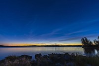 The Big Dipper and Arcturus in the Evening Twilight at Tibbitt Lake Fine Art Print