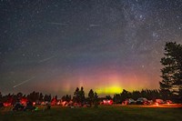 The Perseid Meteor Shower and An Aurora Fine Art Print