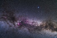 The Constellations of Cygnus and Lyra in the Northern Summer Milky Way Fine Art Print