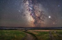 The Galactic Centre of the Milky Way at Grasslands National Park Fine Art Print