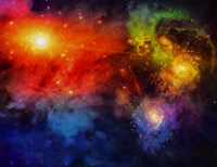 Deep Space Painting Fine Art Print