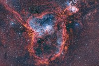 Heart Nebula, Ic 1805 Fine Art Print