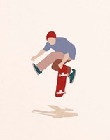 Skate Airwalk Framed Print