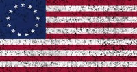 13 star Betsy Ross American flag Fine Art Print