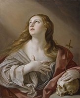 Mary Magdalene Gazing towards Heaven Fine Art Print