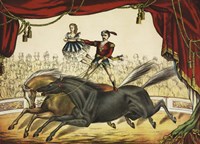 The Two Horse Act, circa 1874 Fine Art Print