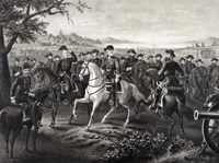 Robert E Lee and 21 Confederate Generals Fine Art Print