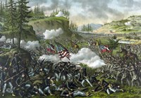 Battle of Chickamauga, September 19-20, 1863 Fine Art Print