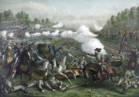 Third Battle of Winchester, September 19, 1864 Fine Art Print