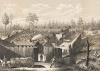 Andersonville Prison Georgia, circa 1864 Fine Art Print