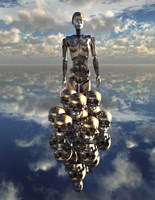 The Progressive Evolution and Development of Robotics Fine Art Print