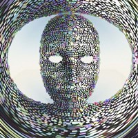 Prismatic Face Mask Fine Art Print