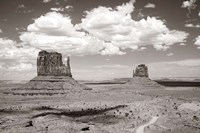 Monument Valley IV Sepia Fine Art Print