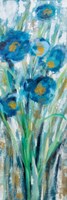 Tall Blue Flowers II Framed Print