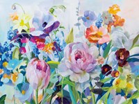 High Summer Garden II Framed Print