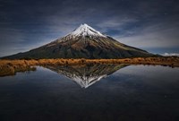 Mount Taranaki - A Starry Night Fine Art Print