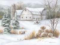 Winter Hay Fine Art Print