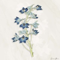 Blue Botanical 3 Fine Art Print