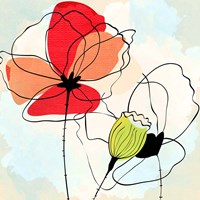 Poppy Square 1 Fine Art Print