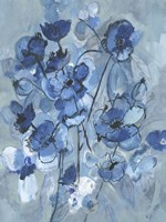 Blue Hue Bouquet Fine Art Print