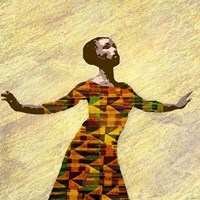 Kente Dancer 2 Fine Art Print