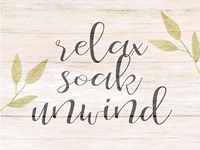 Relax Soak Unwind Fine Art Print