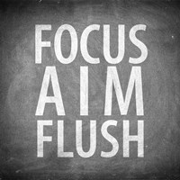 Bathroom Chalkboard 2 Fine Art Print