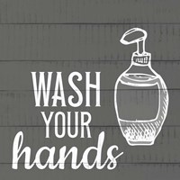 Wash Your Hands Framed Print