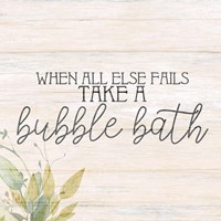 Soft Greens Bath 2 Fine Art Print