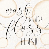 Wash Brush Framed Print