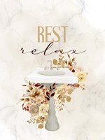 Rest Relax Sink Fine Art Print