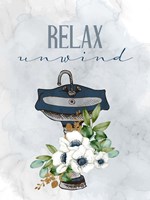 Relax Unwind Sink Fine Art Print