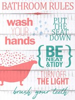 Bath Rules 2 Fine Art Print