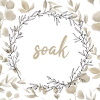 Beige Bath 2 Framed Print