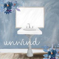 Bath Blues 2 Fine Art Print