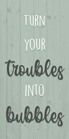Troubles And Bubbles Fine Art Print