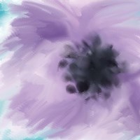 Purple Strokes Fine Art Print