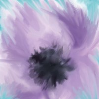 Purple Strokes 2 Fine Art Print