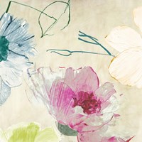 Colorful Floral Composition I (detail) Fine Art Print