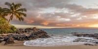 Sunset on a Tropical Beach Fine Art Print
