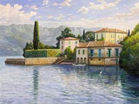 Villa sul lago Fine Art Print