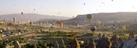 Air Balloons in Goreme, Cappadocia, Turkey Fine Art Print