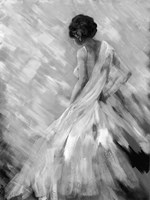 Dancing BW Queen 2 Fine Art Print