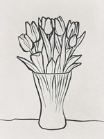 Illustrated Vase Fine Art Print