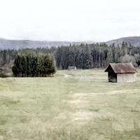 Field Barn Fine Art Print
