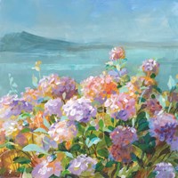 Beach Hydrangeas Fine Art Print