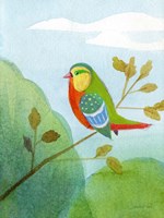 Colorful Birds II Framed Print