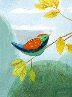 Colorful Birds I Fine Art Print